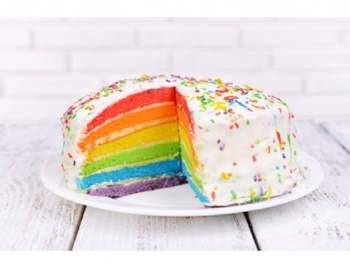 Backkurs für Regenbogenkuchen und Ombre Torte