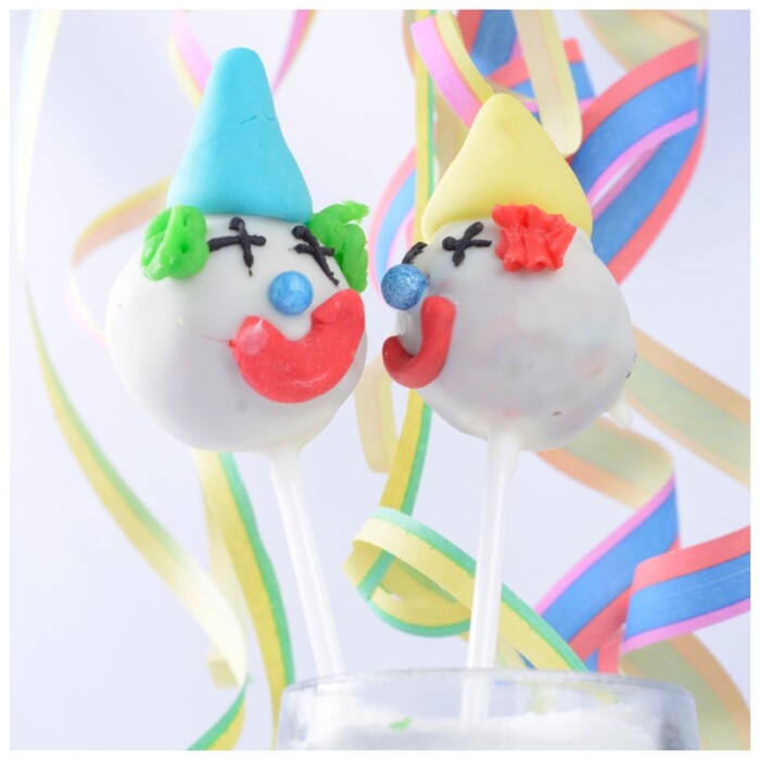 Clown Cakepops Fatnacht Karneval