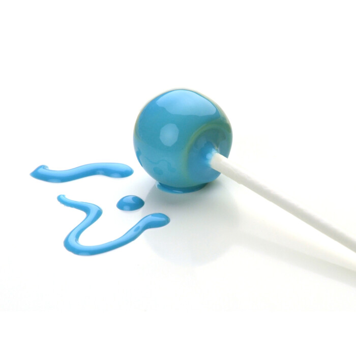 Cakepop-Glasur eisblau X