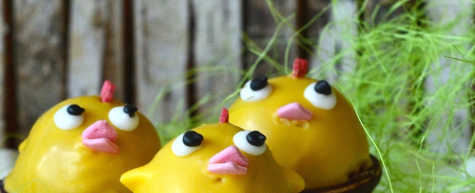 Küken Cakepops gelb Ostern
