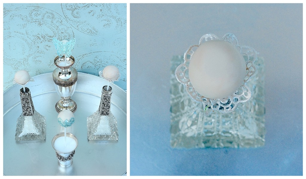 Cakepops mit essbarer Spitze