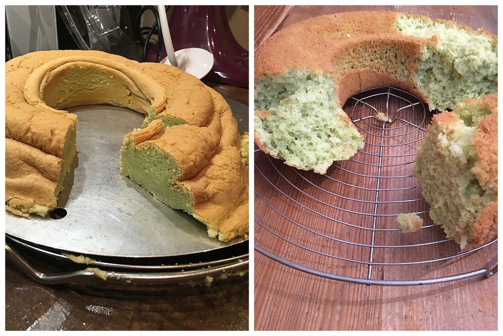 Pandan Chiffon cake Backunfall