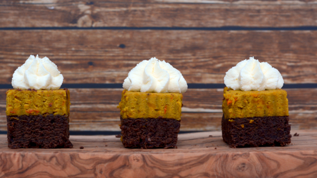 Himmlisch saftig: Pumpkin Pie Spice Brownies