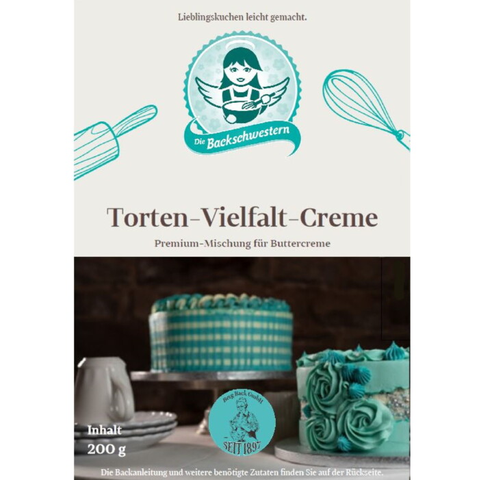 Torten-Vielfalt-Creme (ehem. Drin-Drunter-Drauf-Tortencreme)