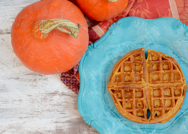 Pumpkin Pie Spice Waffles