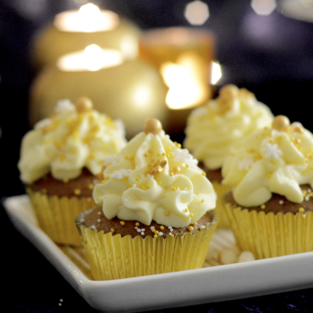 Weihnachtliche Cupcakes Silvester