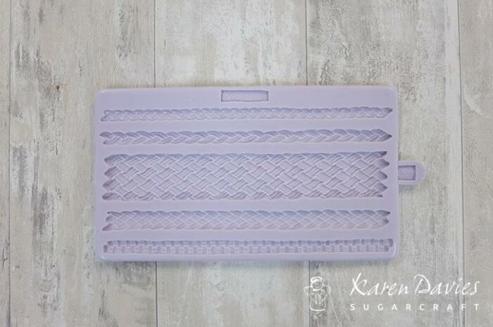 Plaited Borders Mould von Karen Davies X – Bild 2