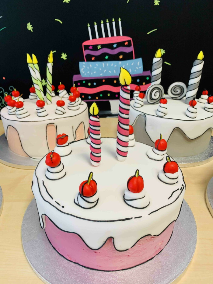 Basiskurs: Comic-Style Fondant-Torte – Bild 5