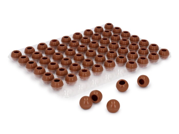 1 Folie Hohlkugeln Vollmilch – Bild 2