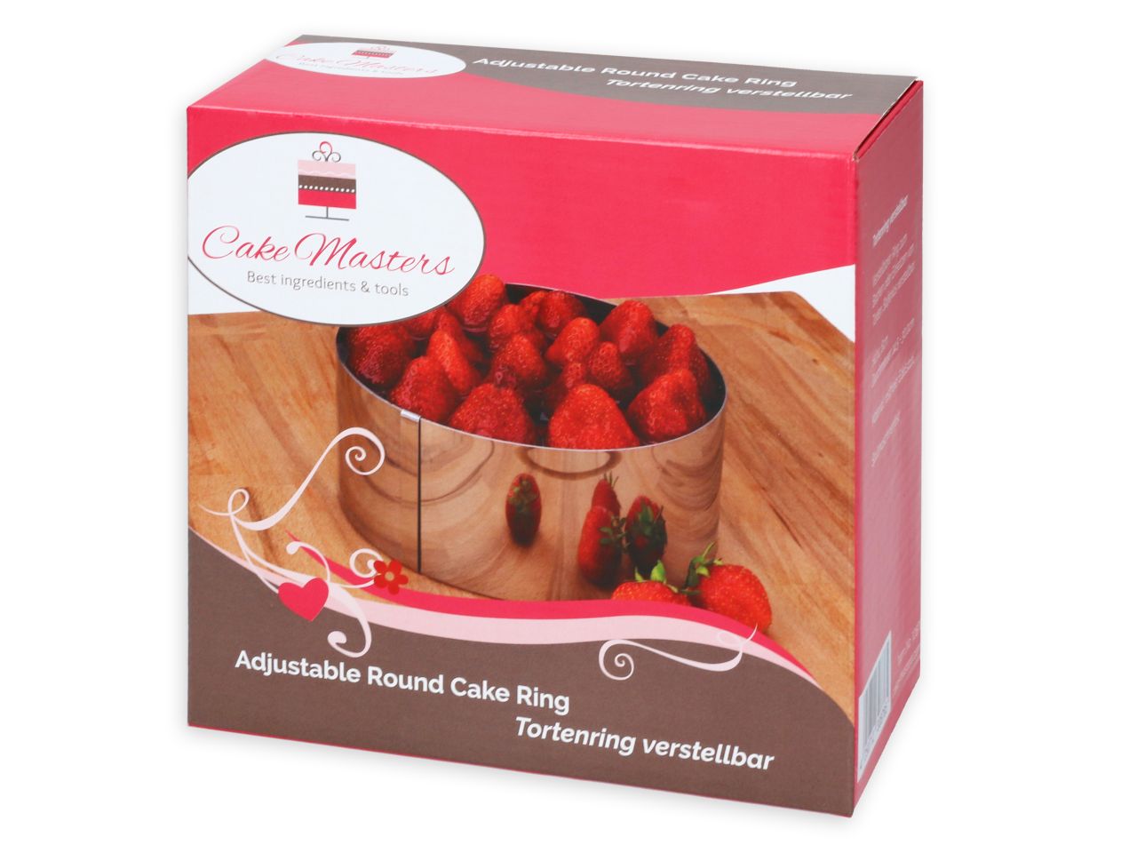 Tortenring verstellbar 8cm hoch – Bild 2