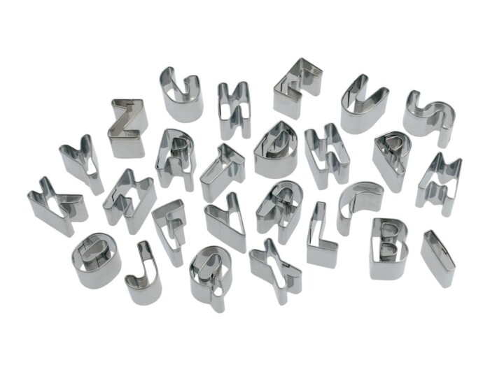 Ausstechset Buchstaben