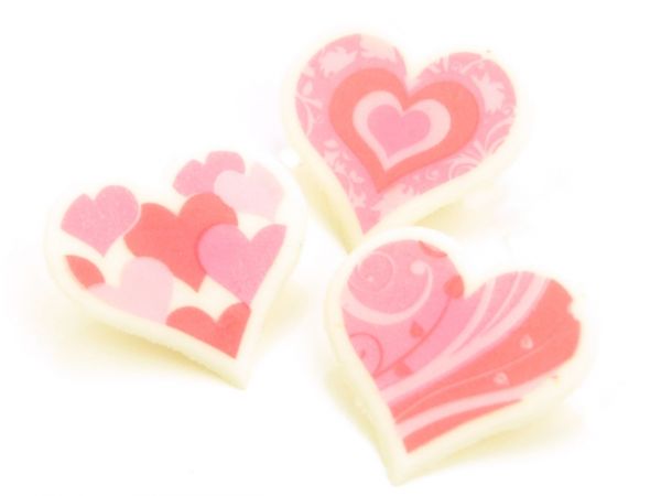 Dekoraufleger Herzen 10 St.