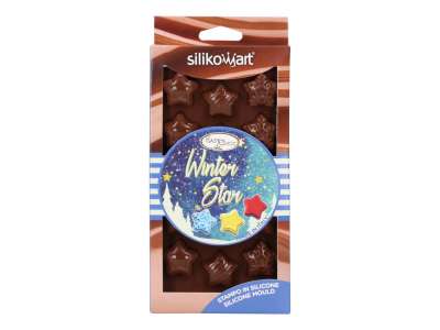 Silikomart Silikon-Pralinenform Winter Stars – Bild 2