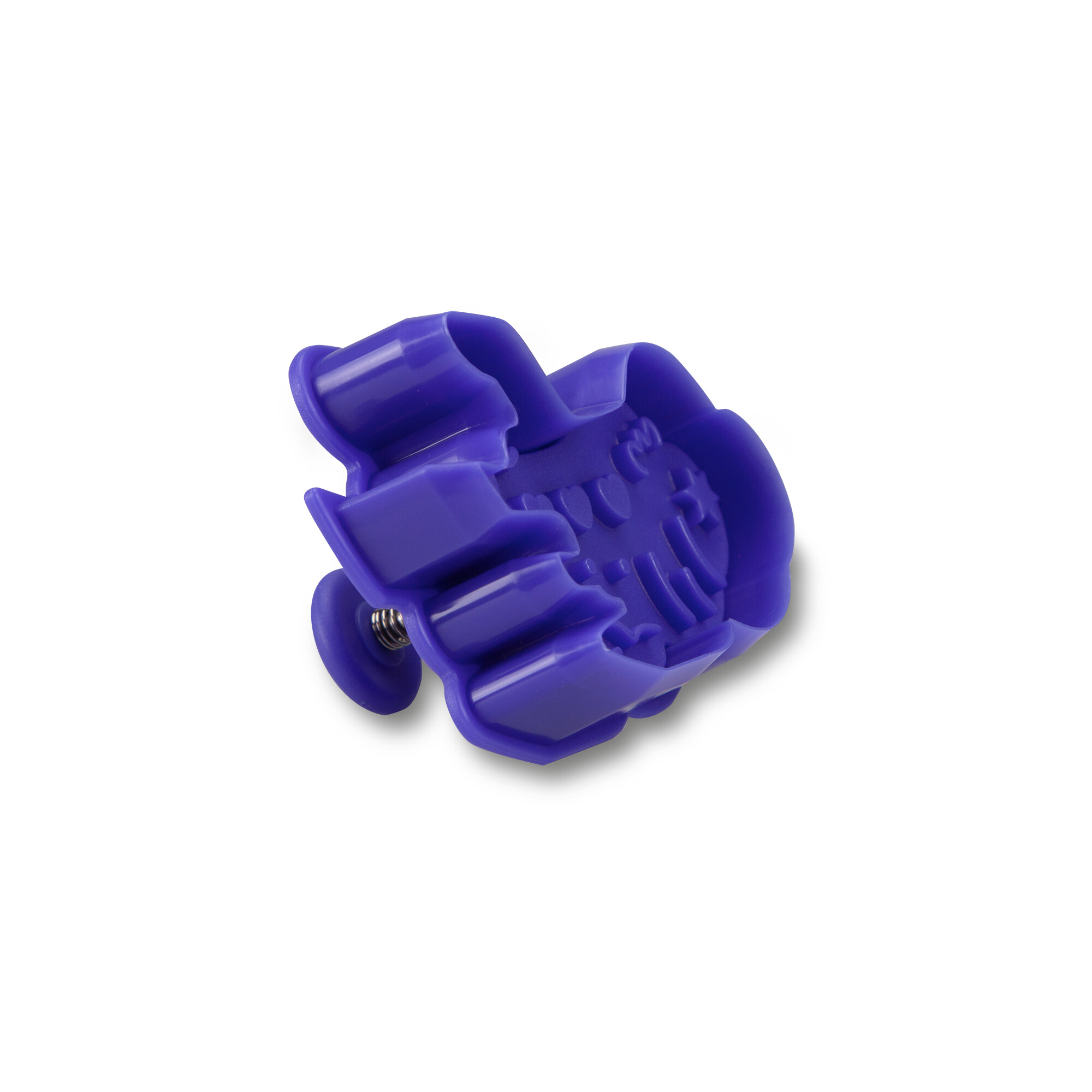 Kunststoff-Präge-Ausstecher mit Auswerfer Flugzeug 6,5 cm Blau – Bild 2