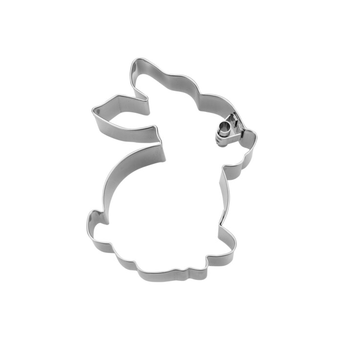 Präge-Ausstecher Hase 7 cm sitzend