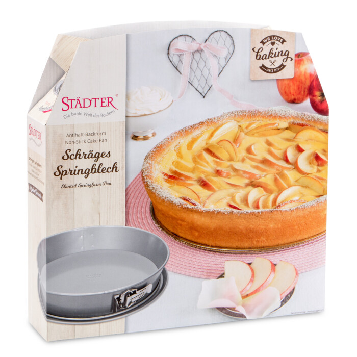 Springblech ø 32 / 29 cm / H 7 cm Silber schräg we love baking – Bild 2