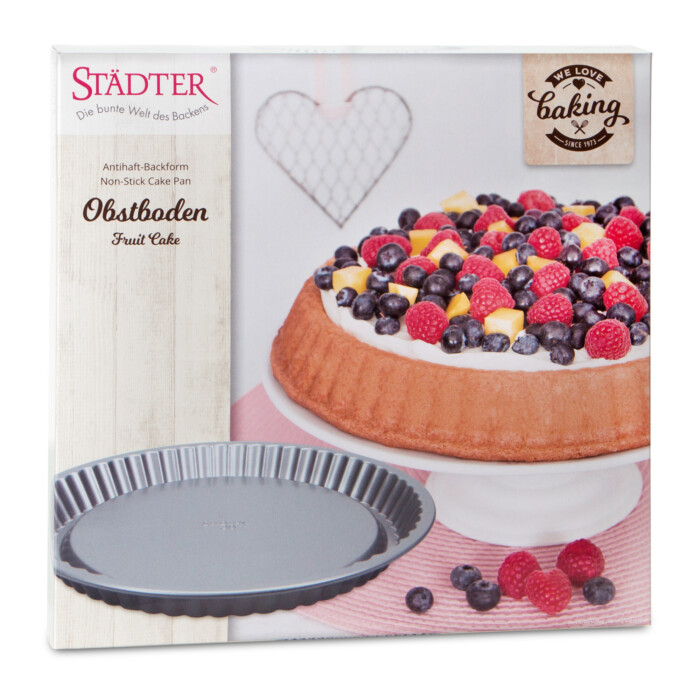 Obstbodenform ø 30 cm / H 3 cm Silber we love baking – Bild 2