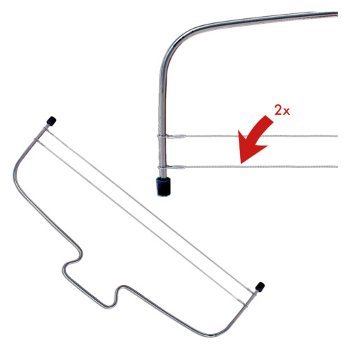 Produktfoto: Ersatzdrähte 34 cm für Tortenschneider 2 Stück