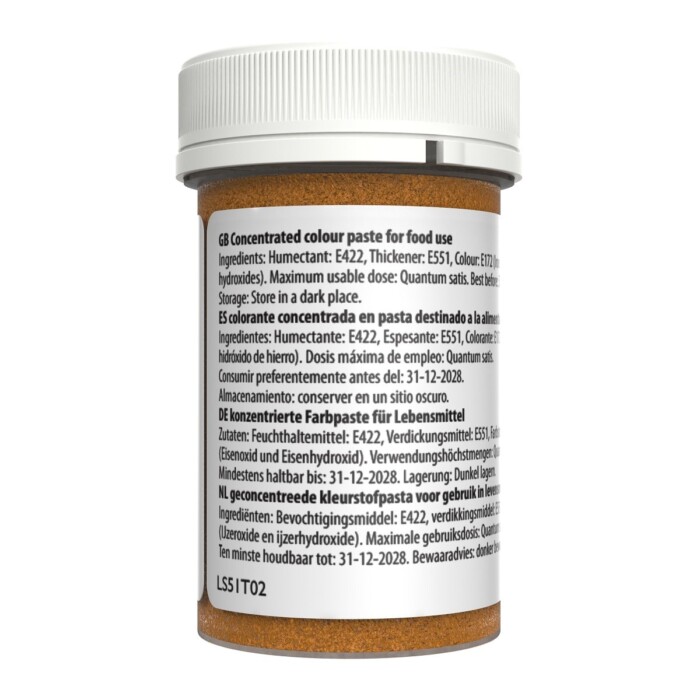 Sugarflair Paste Colour Satin GOLD 25g – Bild 2
