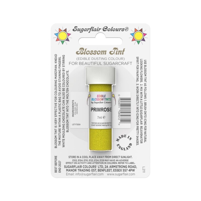 Sugarflair Dusting Colour PRIMROSE, 7ml
