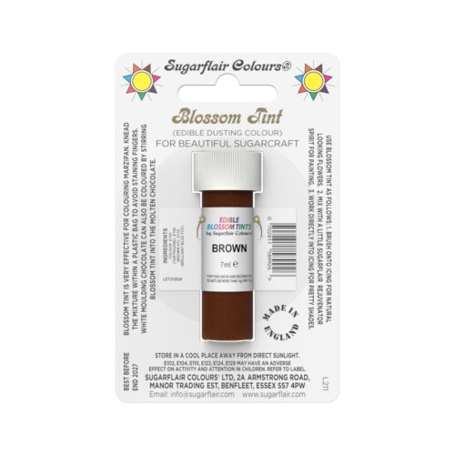 Produktfoto: Sugarflair Dusting Colour BROWN, 7ml