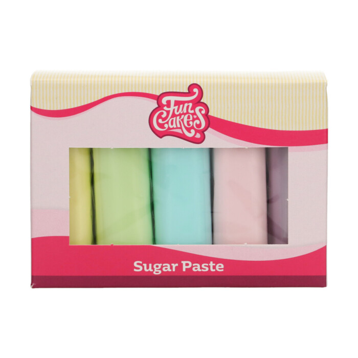 Rollfondant Multipack Pastellfarben 5x100g FC