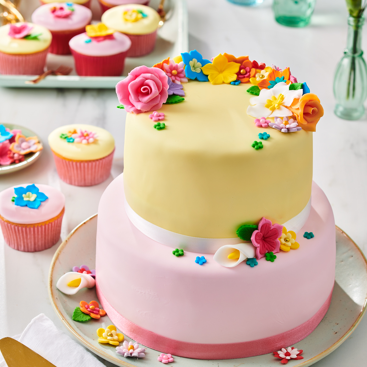 Produktfoto: Rollfondant Multipack Pinktöne 5x100g FC