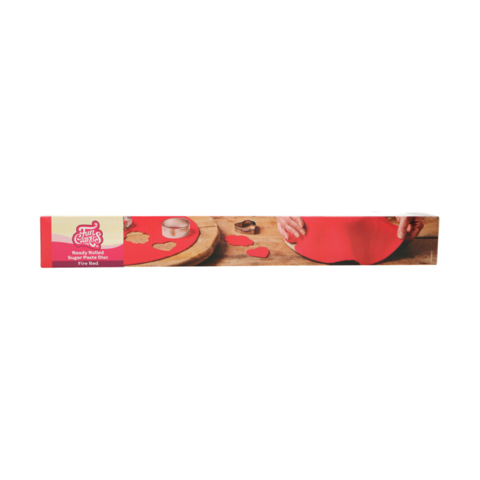 Ausgerollte Fondantdecke Fire Red 430g FC