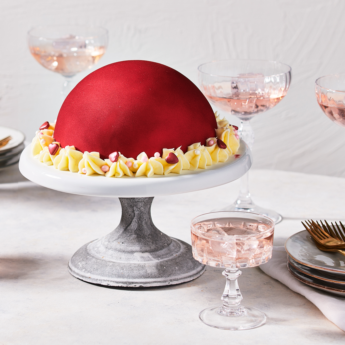 Essbares Metallic Spray Rot 100ml FC – Bild 2