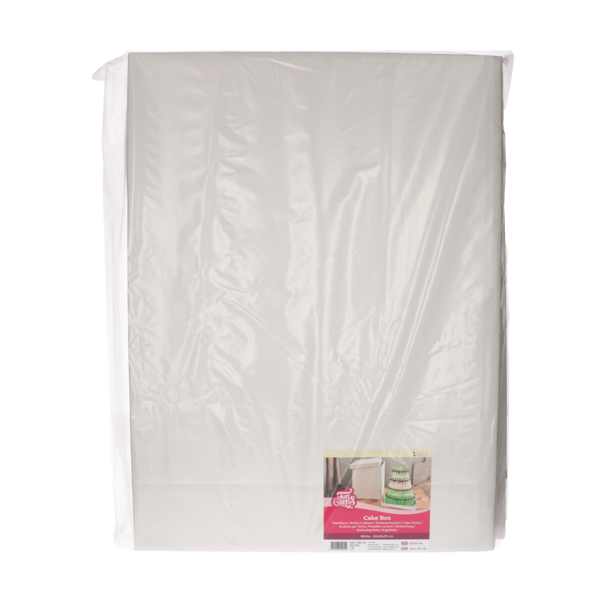 Tortenschachtel Weiß 52x52x70cm pk/1 FC