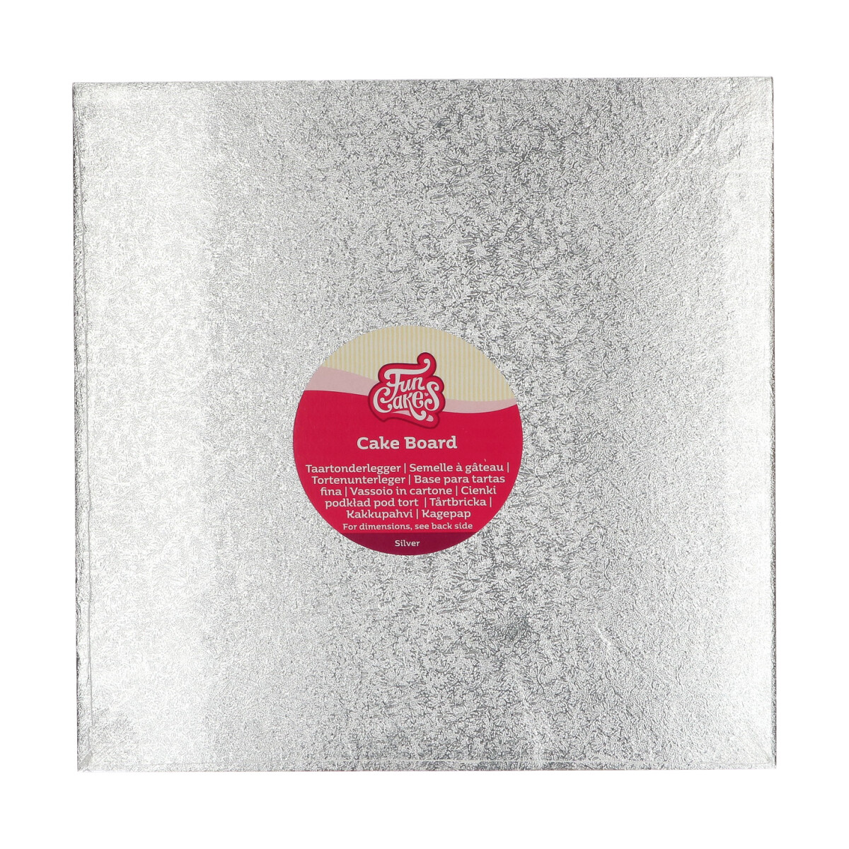 Cake Card Quadrat 35,6 x 35,6 cm FC