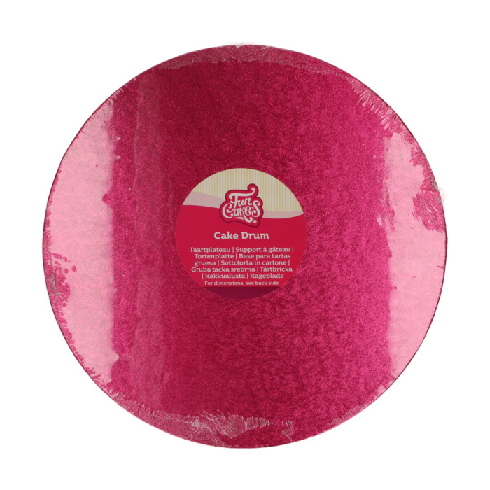 Cake Board Rund Ø30,5cm -Cerise- FC