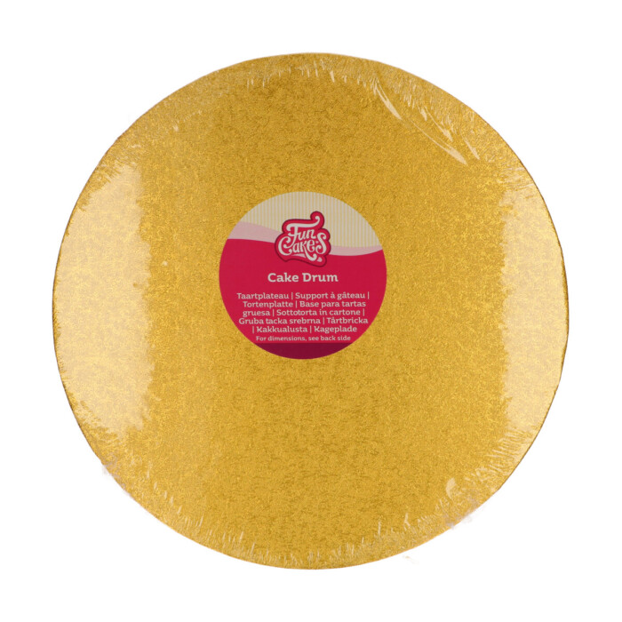 Cake Board Rund Ø30,5cm -Gold- FC