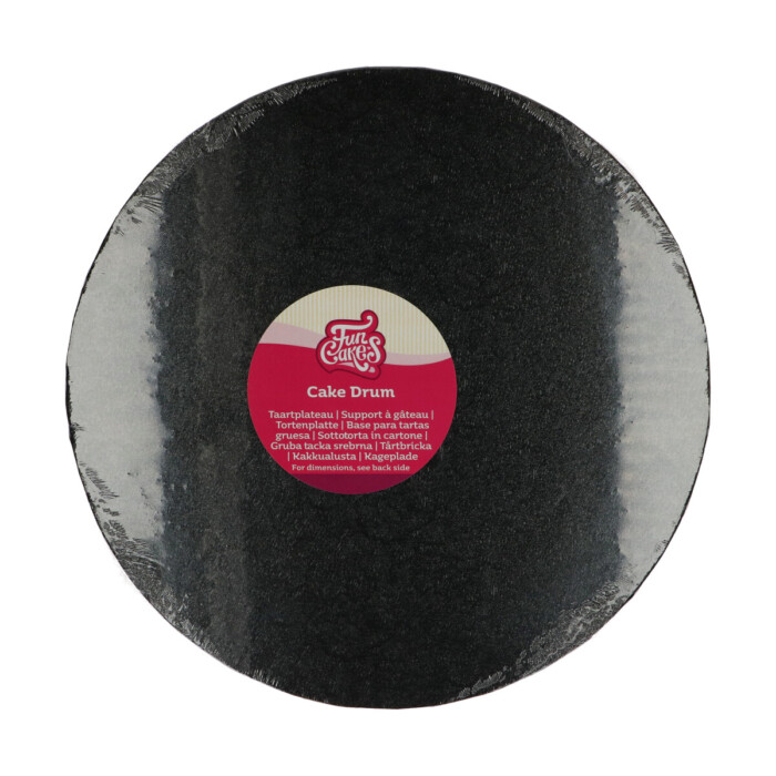 Cake Board Rund Ø30,5cm -Schwarz- FC