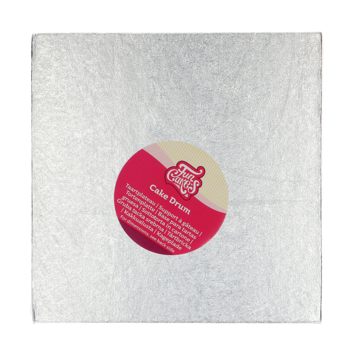 Cake Board Quadrat 25cm FC
