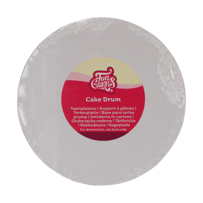 Cake Board rund Ø20 cm - Weiß FC