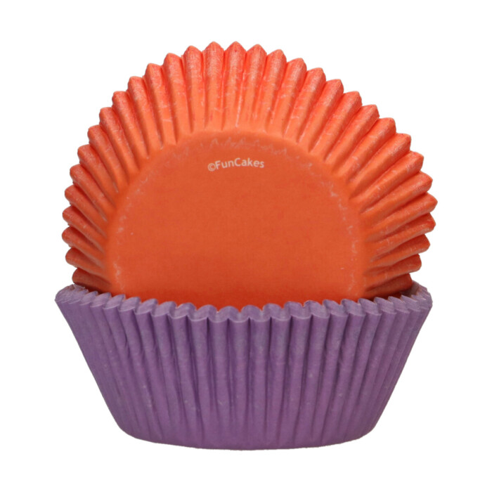 Baking Cups Lila / Orange pk/48 FC – Bild 2