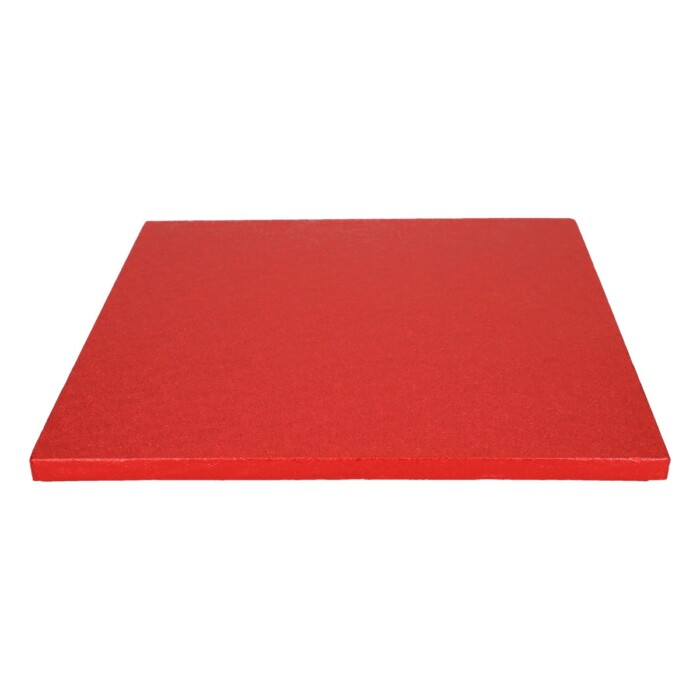 Cake Board Quadrat 30,5 cm -Rot- FC