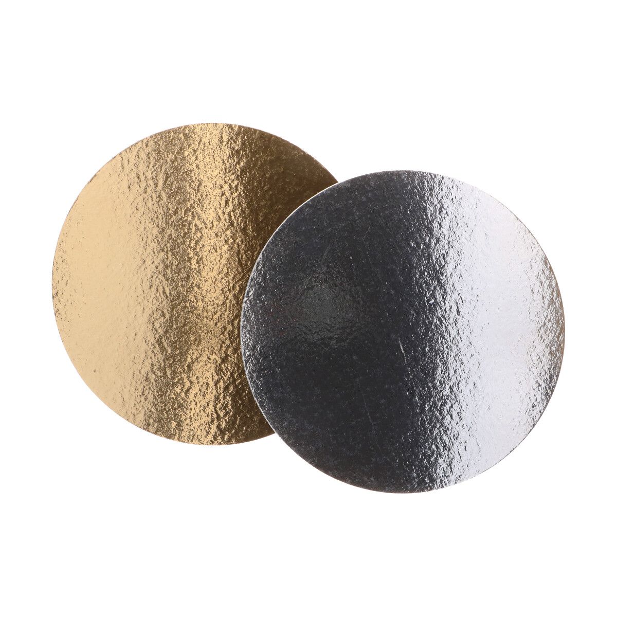 Cake Card rund 35,5cm silber/gold 1mm FC