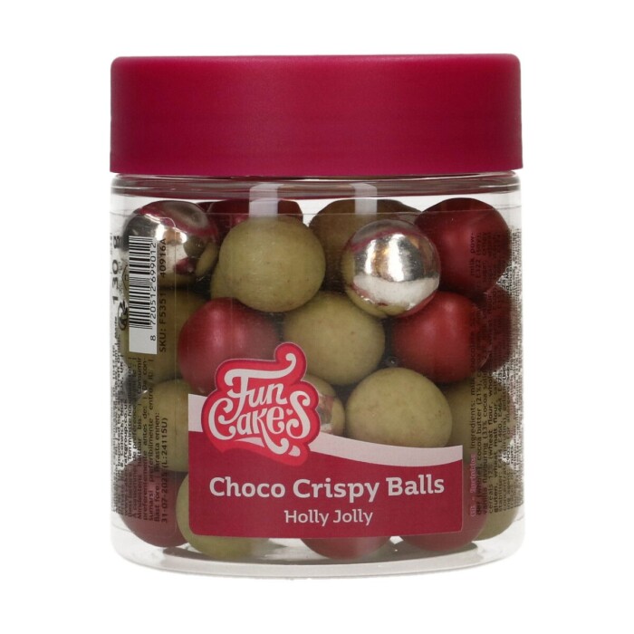 Choco Crispy Balls-Holly Jolly 130g FC