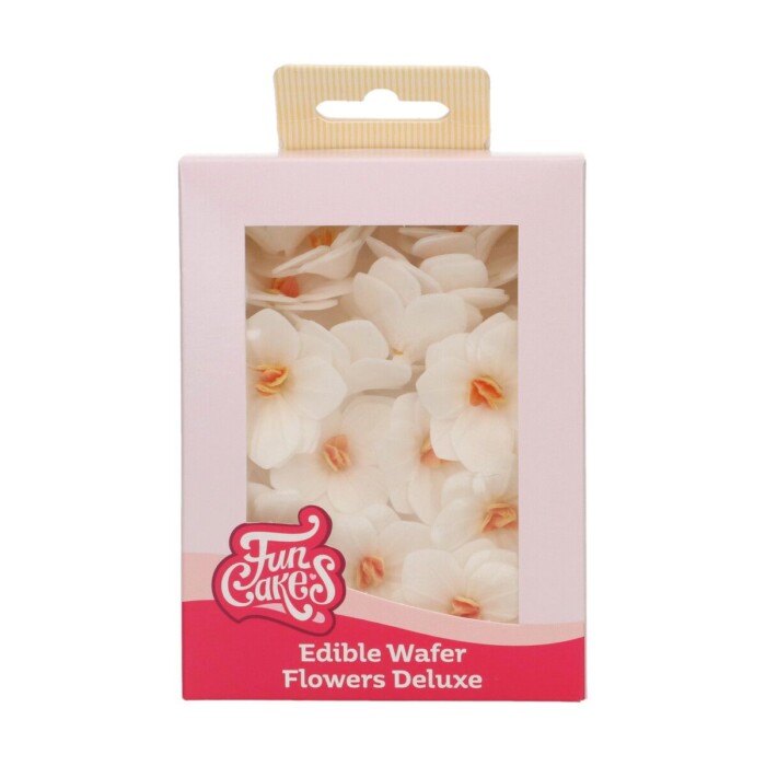 Essbare Papierblumen Deluxe Hortensie Weiss Klein 18 St. FC