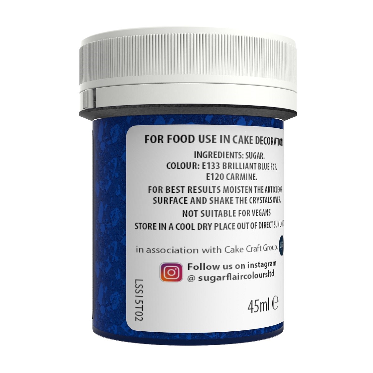 Produktfoto: Sugar Crystals Electric Blue 40 g Sugarflair