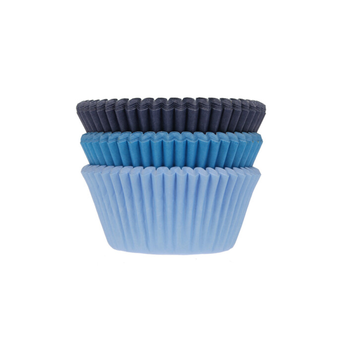 Backförmchen  blau pk/75