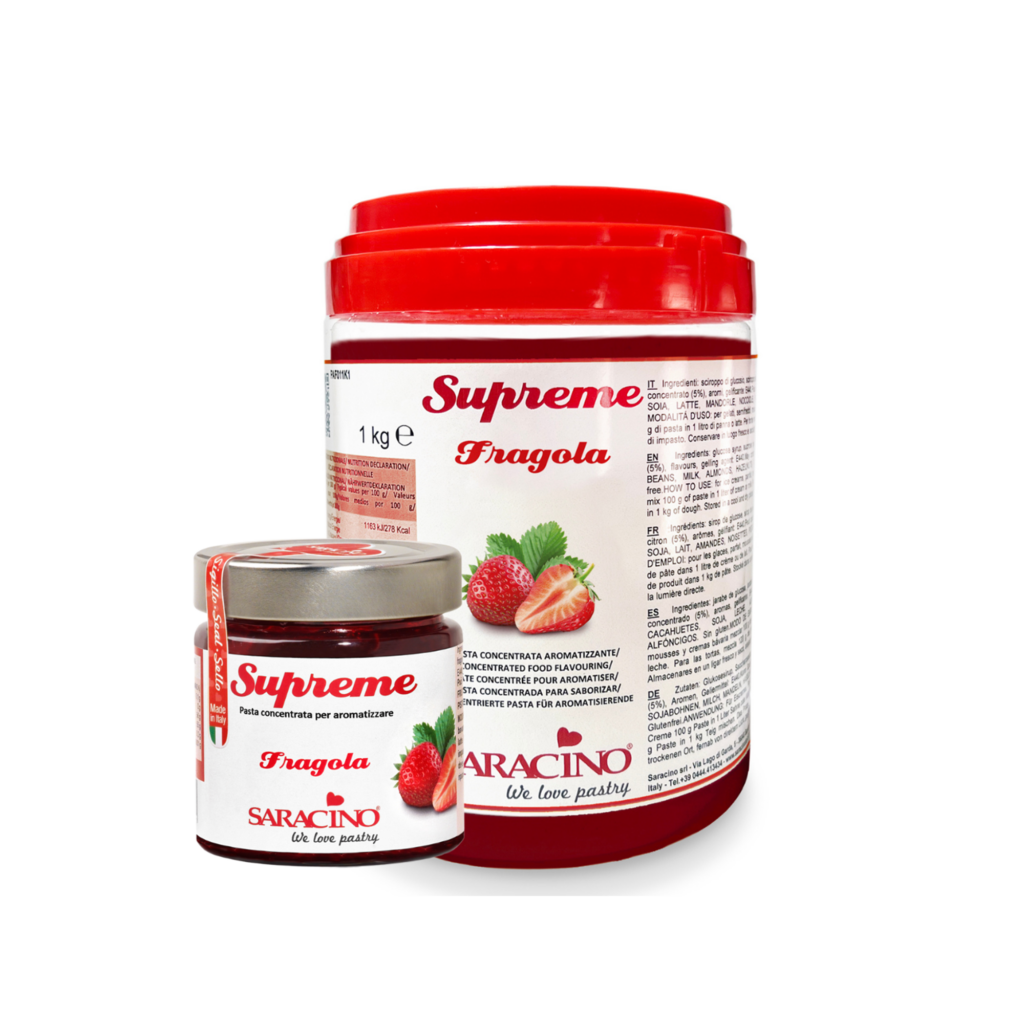 Produktfoto: Saracino Aromapaste Erdbeere 200g