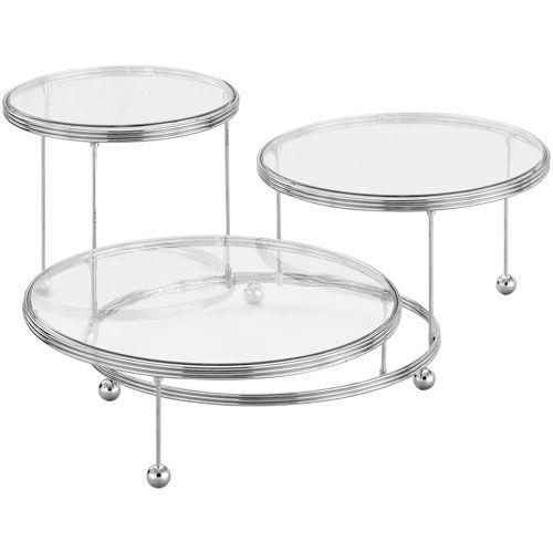 Wilton Etagere 3er mit kristallklaren Platten – Bild 2