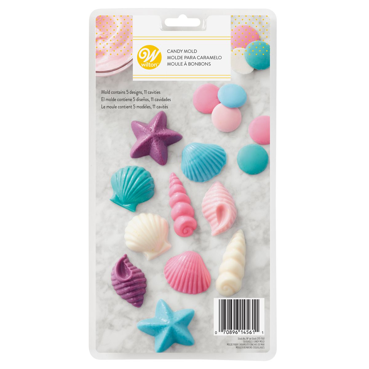 Produktfoto: Candy Mould Seashells Wilton