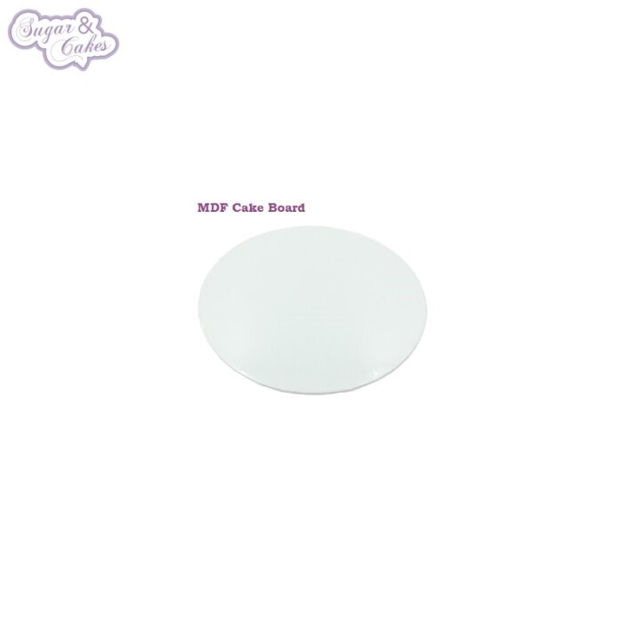 Cake Card rund 10cm weiß