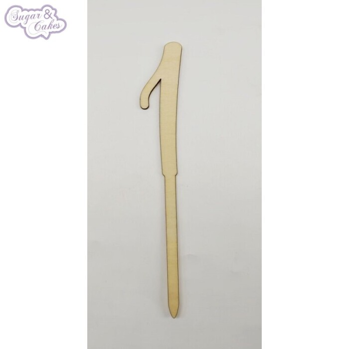 Cake Topper Holz "1"