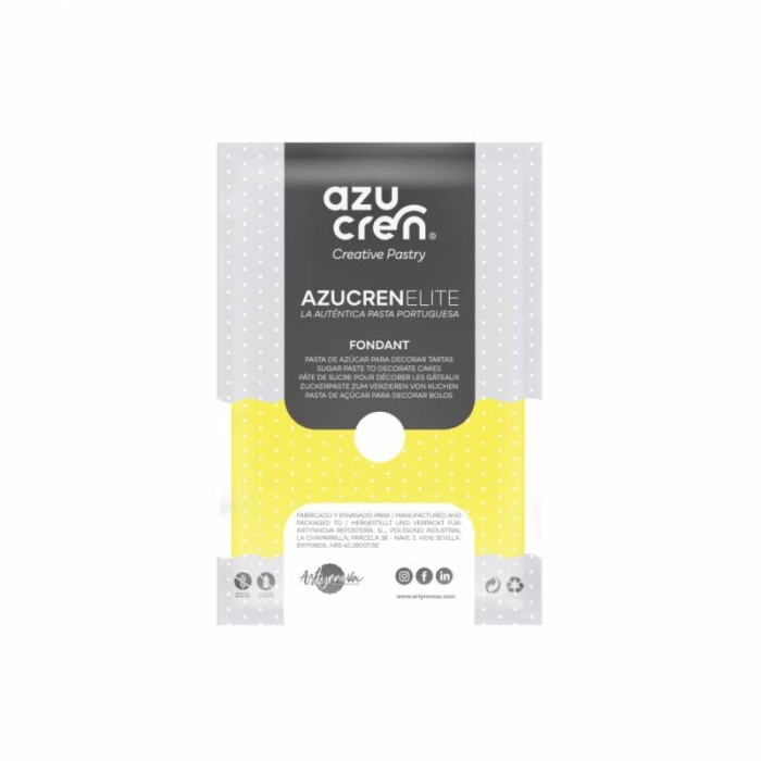 FONDANT "AZUCREN ELITE" GELB 100 GR (Glutenfrei)
