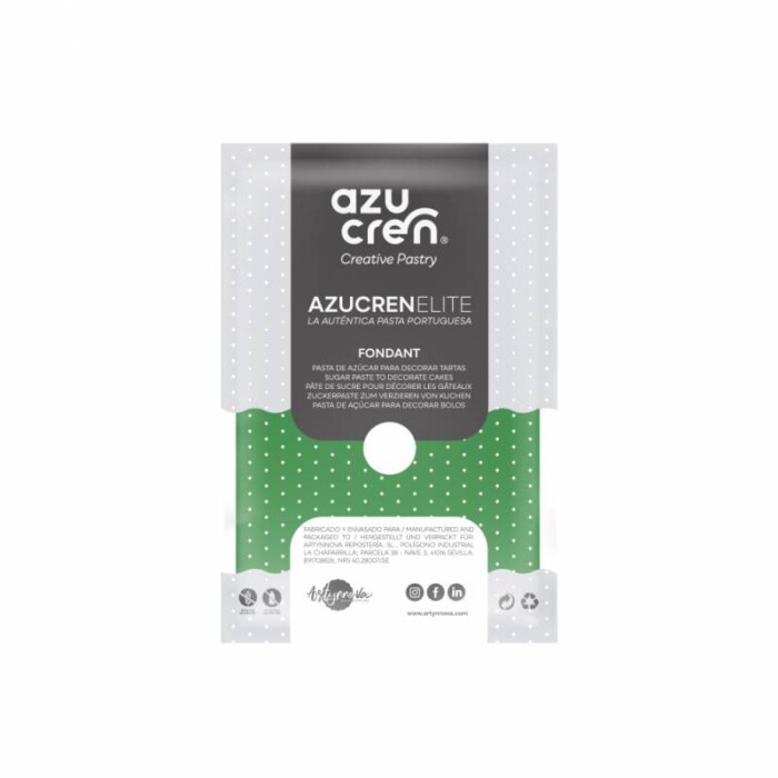 FONDANT "AZUCREN ELITE" GRÜN 100 GR (Glutenfrei)